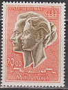 Монако 1971, Княжеская чета, 1 марка 20 франков-миниатюра